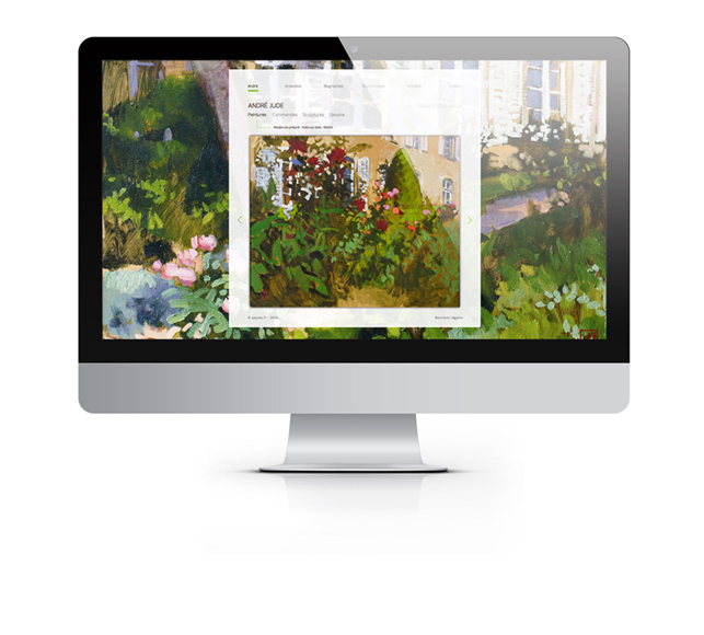 André et Amandine Jude, artistes peintres