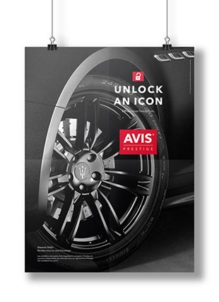 Affiche Agence Avis flotte Prestige